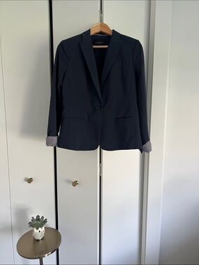Banana Republic Navy Single-Button Women's Blazer